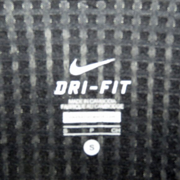 Nike Dri-Fit Sz Small Gray/Black Running Jacket Reflective Accents - Broken Zip - Picture 5 of 16